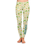 St. Patrick's Day Ladies Leggings - Large (Personalized)