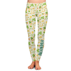 St. Patrick's Day Ladies Leggings - Extra Small (Personalized)