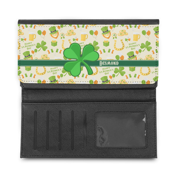 St. Patrick's Day Ladies Wallet - Half Way Open