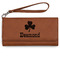 St. Patrick's Day Ladies Wallet - Leather - Rawhide - Front View