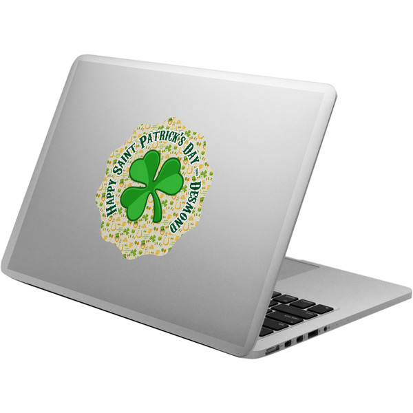Custom St. Patrick's Day Laptop Decal (Personalized)