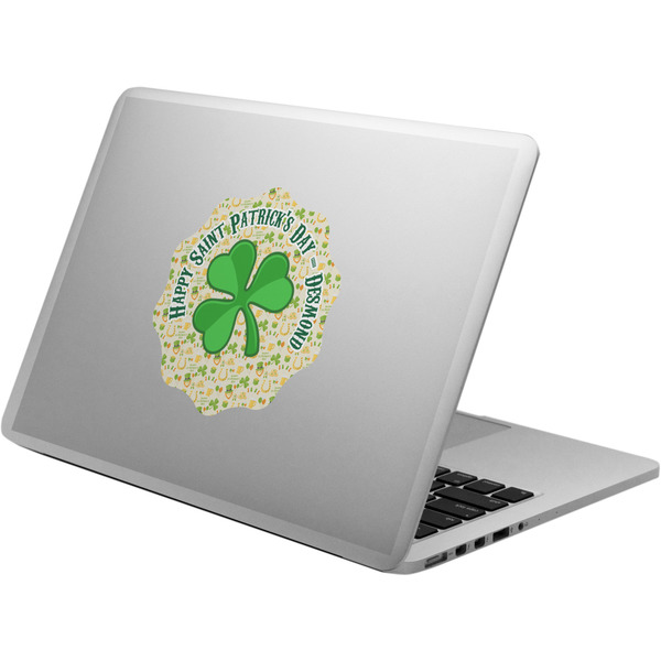 Custom St. Patrick's Day Laptop Decal (Personalized)