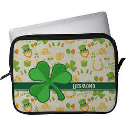 St. Patrick's Day Laptop Sleeve / Case - 13" (Personalized)