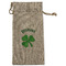 St. Patrick's Day Large Burlap Gift Bags - Front