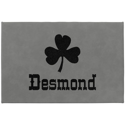 St. Patrick's Day Large Gift Box w/ Engraved Leather Lid (Personalized)