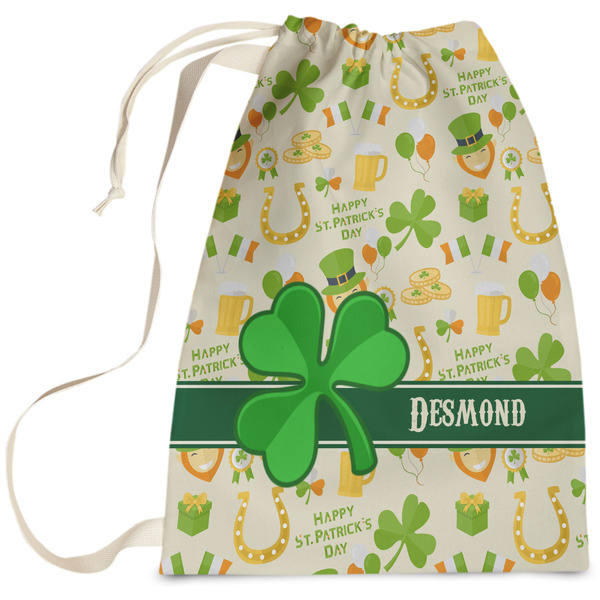 Custom St. Patrick's Day Laundry Bag - Large (Personalized)