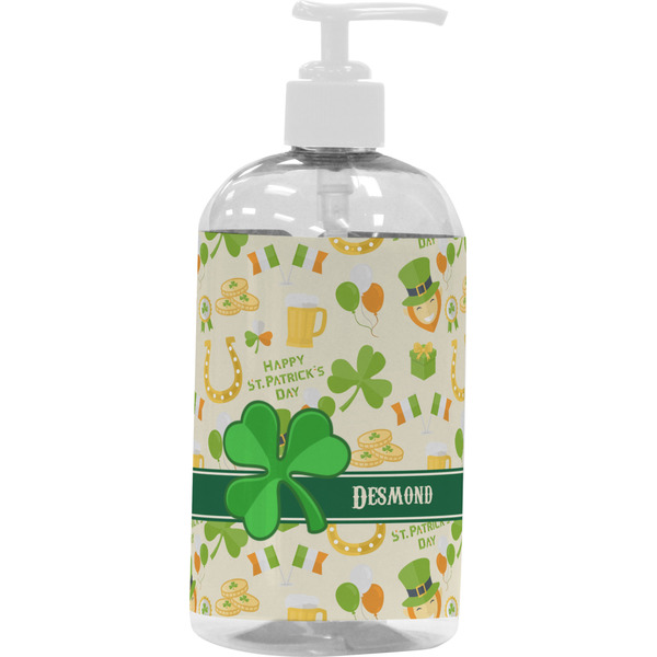 St. Patrick's Day Large Liquid Dispenser (16 oz) - White