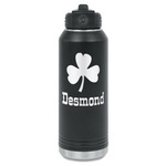 St. Patrick's Day Water Bottle - Laser Engraved - Front (Personalized)