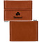 St. Patrick's Day Leather Business Card Holder Front Back Single Sided - Apvl