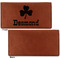 St. Patrick's Day Leather Checkbook Holder Front and Back Single Sided - Apvl