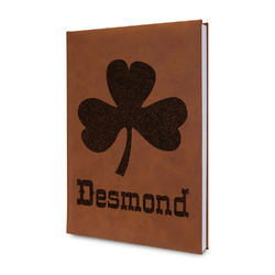 St. Patrick's Day Leather Sketchbook - Small - Double Sided (Personalized)