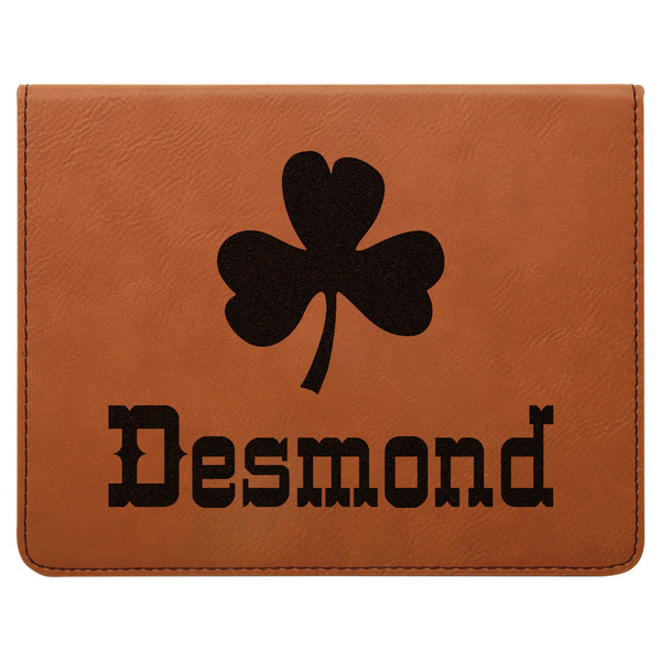 St. Patrick's Day Leatherette 4-Piece Wine Tool Set Flat