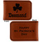 St. Patrick's Day Leatherette Magnetic Money Clip - Front and Back