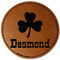 St. Patrick's Day Leatherette Patches - Round