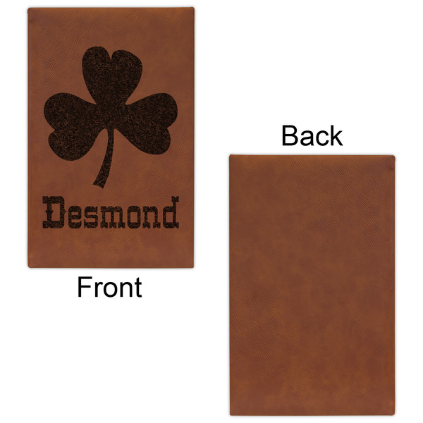St. Patrick's Day Leatherette Sketchbooks - Small - Single Sided - Front & Back View