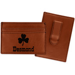 St. Patrick's Day Leatherette Wallet with Money Clip (Personalized)