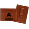St. Patrick's Day Leatherette Wallet with Money Clips - Front and Back