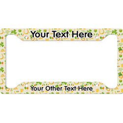 St. Patrick's Day License Plate Frame - Style A (Personalized)