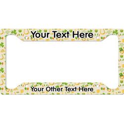 St. Patrick's Day License Plate Frame - Style A (Personalized)