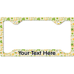 St. Patrick's Day License Plate Frame - Style C (Personalized)