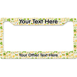 St. Patrick's Day License Plate Frame - Style B (Personalized)