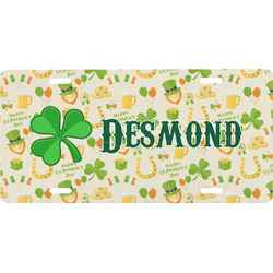 St. Patrick's Day Front License Plate (Personalized)