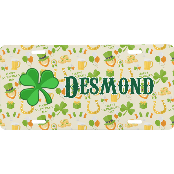 Custom St. Patrick's Day Front License Plate (Personalized)