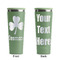 St. Patrick's Day Light Green RTIC Everyday Tumbler - 28 oz. - Front and Back
