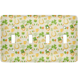 St. Patrick's Day Light Switch Cover (4 Toggle Plate)