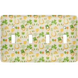 St. Patrick's Day Light Switch Cover (4 Toggle Plate)