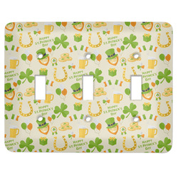 St. Patrick's Day Light Switch Cover (3 Toggle Plate)