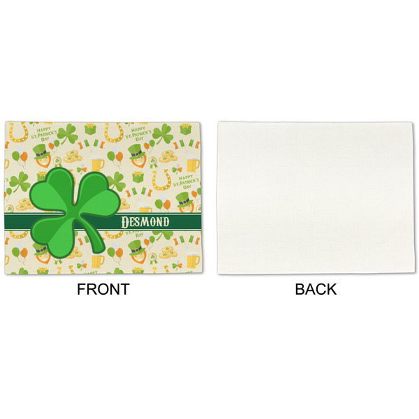 St. Patrick's Day Linen Placemat - APPROVAL Single (single sided)