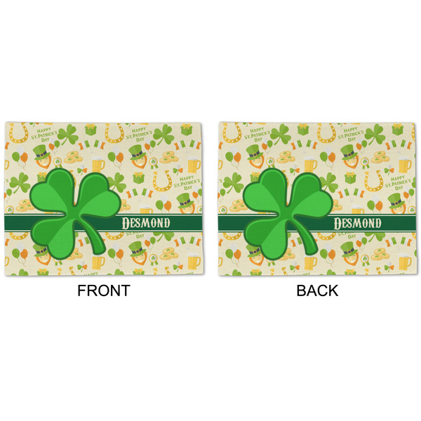 St. Patrick's Day Linen Placemat - APPROVAL (double sided)