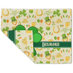 St. Patrick's Day Double-Sided Linen Placemat - Single w/ Name or Text