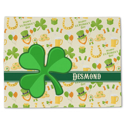 St. Patrick's Day Single-Sided Linen Placemat - Single w/ Name or Text