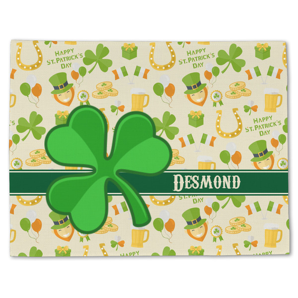 St. Patrick's Day Linen Placemat - Front