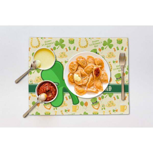 St. Patrick's Day Linen Placemat - Lifestyle (single)