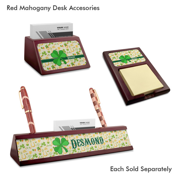 St. Patrick's Day Mahogany Desk Accessories