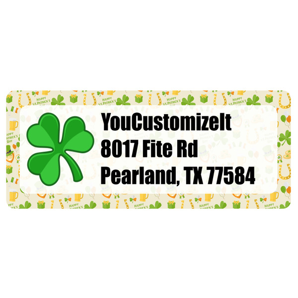 Custom St. Patrick's Day Return Address Labels (Personalized)