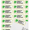 St. Patrick's Day Mailing Label on Envelope - Multiple Labels