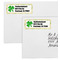 St. Patrick's Day Mailing Labels - Double Stack Close Up