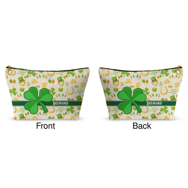 St. Patrick's Day Makeup Bag (Front and Back)
