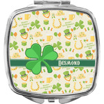 St. Patrick's Day Compact Makeup Mirror (Personalized)