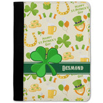 St. Patrick's Day Notebook Padfolio w/ Name or Text