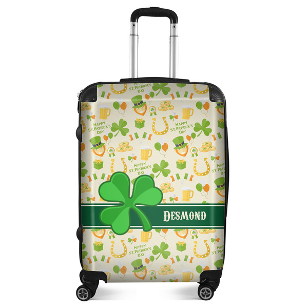 Custom St. Patrick's Day Suitcase - 24" Medium - Checked (Personalized)