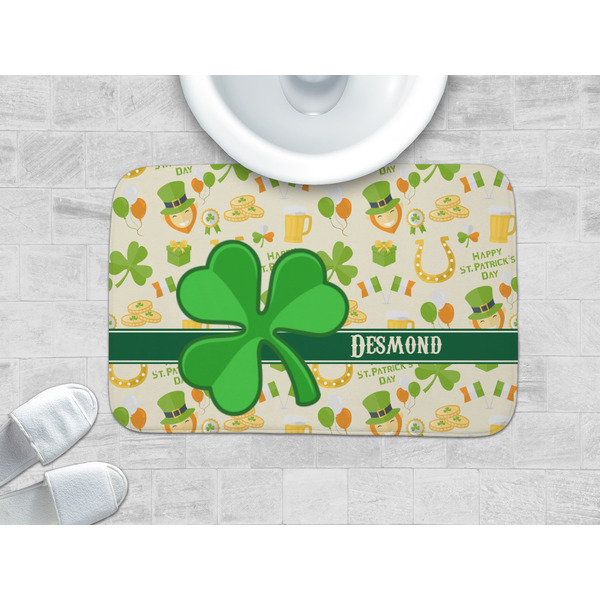 St. Patrick's Day Memory Foam Bath Mat - LIFESTYLE 34x21