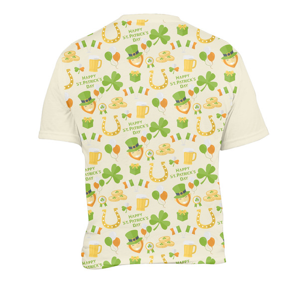 St. Patrick's Day Men's Crew Neck T Shirt Medium - Back