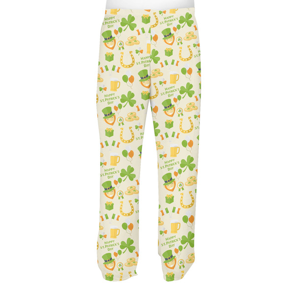 St. Patrick's Day Men's Pjs Back - on model