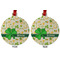 St. Patrick's Day Metal Ball Ornament - Front and Back