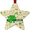 St. Patrick's Day Metal Star Ornament - Front